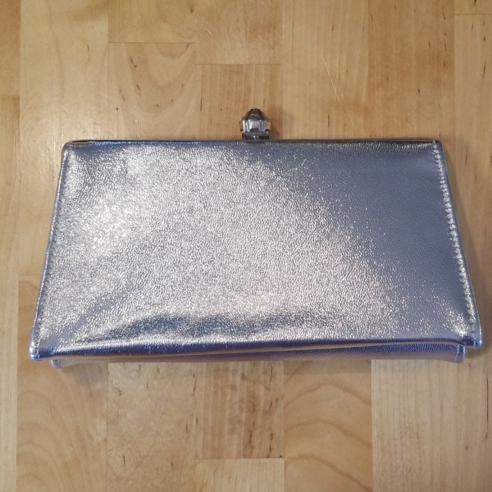 Cute Silver Clutch Bag Handbag